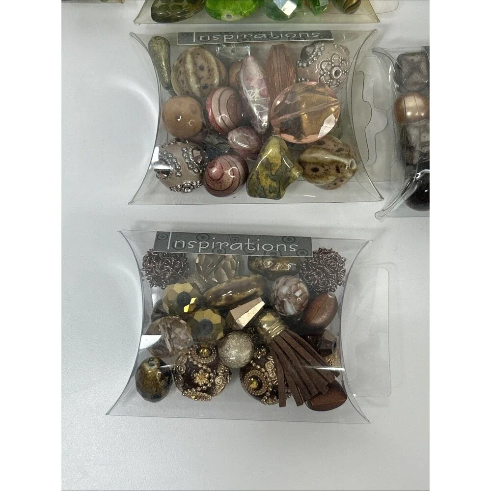 Lot Jesse James Inspiration Boho Focal Craft Beads Jewelry Making Orchid Blue